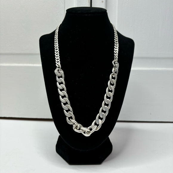 FOSSIL Silver Chain Necklace - Picture 1 of 6